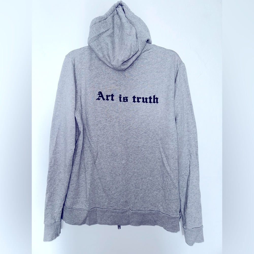 Zadig & Voltaire Art is Truth hoodie with double zipper size small